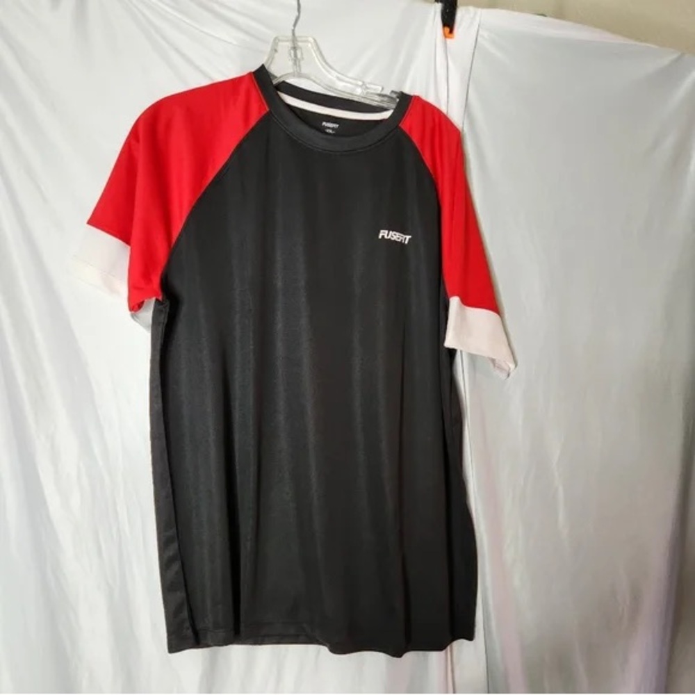Fusent Black and Red T-Shirt